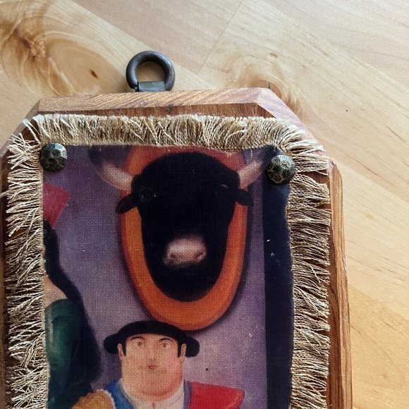 Matador Wood Block Wall Art - Picture 2 of 6